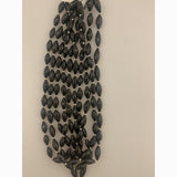 Natural Black spinel,  Dewdrop shaped Natural Faceted Black Spinel Gemstone Beads.#406 | Purity Beads