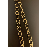 Oval Shaped, Egg Shape, Marquise shape Fancy Chain, Gold finish And Silver Plated, E-coated, Designer's Chain. | Purity Beads
