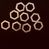 Pentagon Shaped Findings (Gold Finished/Silver Plated) | Purity Beads