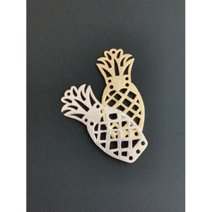 Pineapple Shaped Charm (Gold Plated/Silver Plated) | Purity Beads