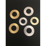 Round Circular Findings (Gold Plated/Silver Plated) | Purity Beads