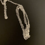 Sterling Silver Chain, Rombo Style Chain, 925 Sterling Silver All The Way Through | CHN2SS