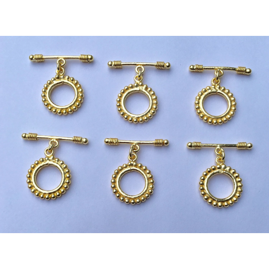 Toggles, Gold Finished or Silver Plated, E-coated.