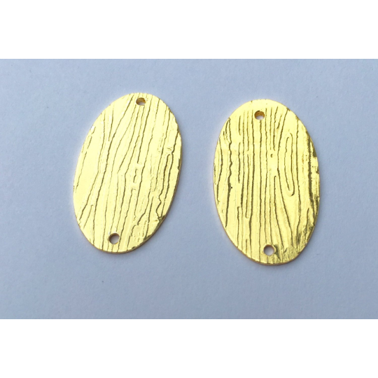 Two Holed Jewelry Component (Gold Plated/Silver Plated) | Purity Beads